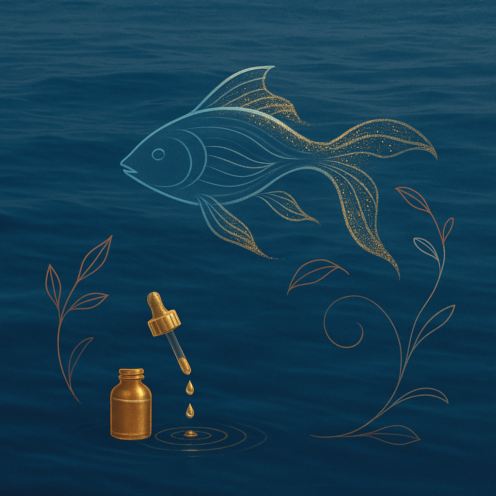 Omega 3 visolie duurzaam – liquid fish oil rich in EPA and DHA