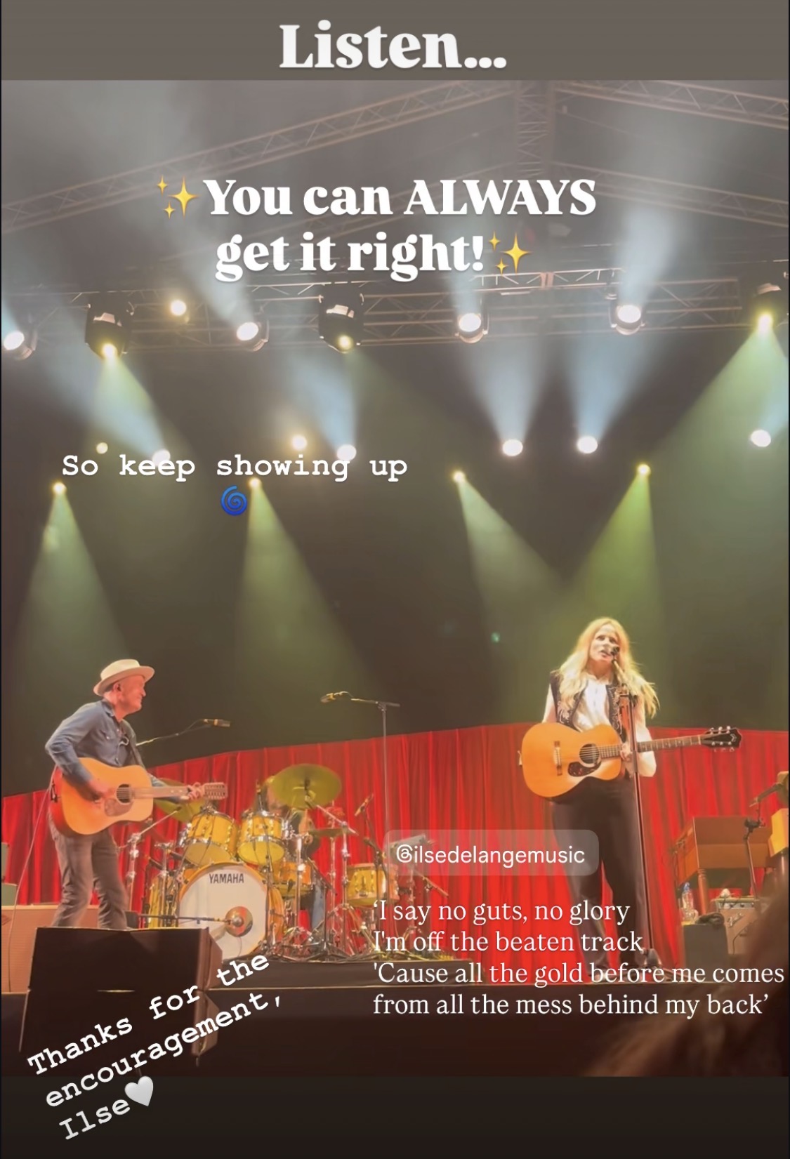 Ilse DeLange tijdens het concert in september 2026